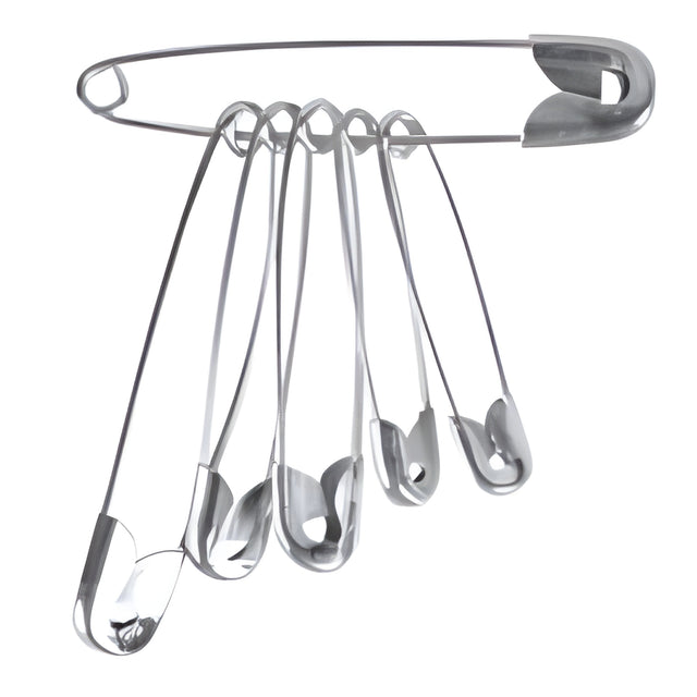 Safety Pins, Assorted Sizes – 12/Bag