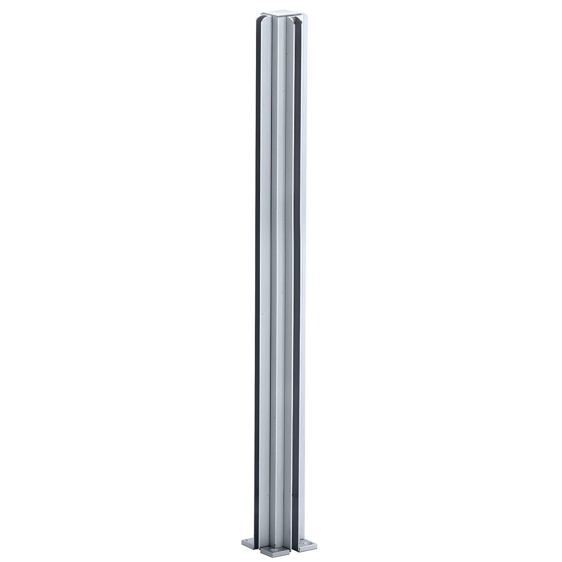 CRL Satin Anodized 30" 4-Way Design Series Partition Post