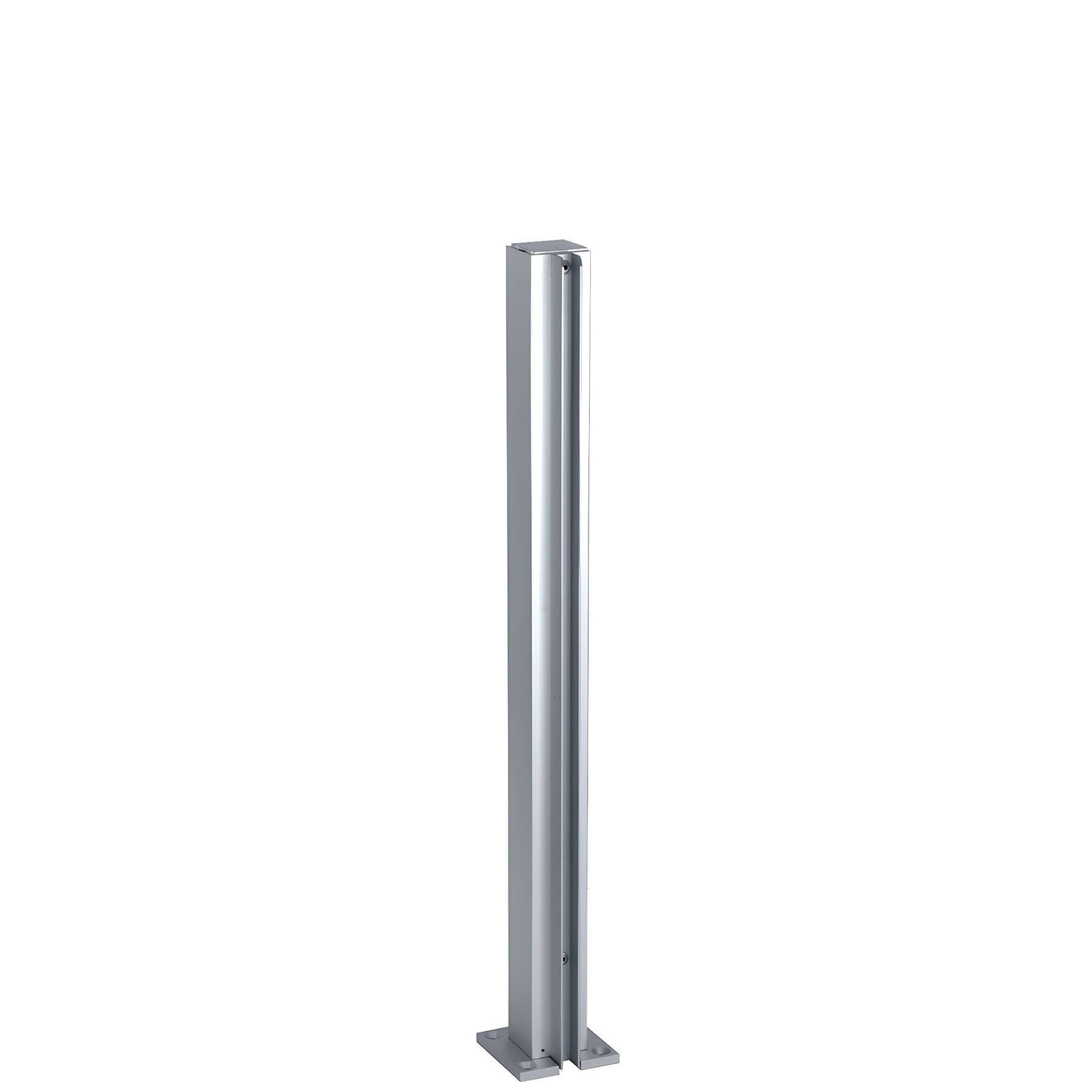 CRL Satin Anodized 18" End Design Series Partition Post