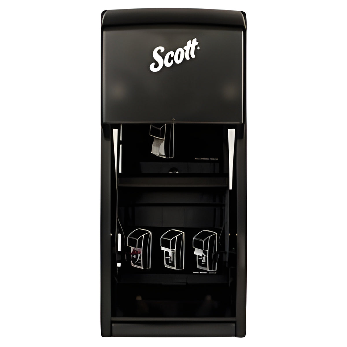 KC Scott Vertical Single Roll Toilet Paper Dispenser- 1 Each