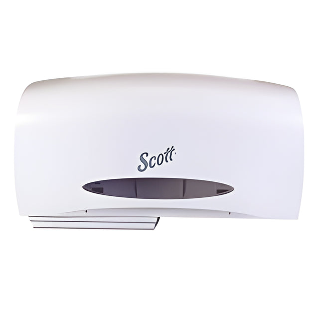 Scott Essential Coreless Jumbo Roll Toilet Paper Dispenser, White
