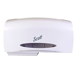 Scott Essential Coreless Jumbo Roll Toilet Paper Dispenser, White- 1 Each
