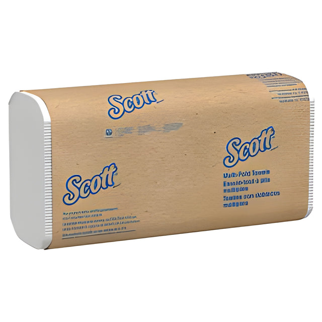 KC Scott Essential Folded Paper Towels, Multifold, White- 250 Sheets x 16 Packs