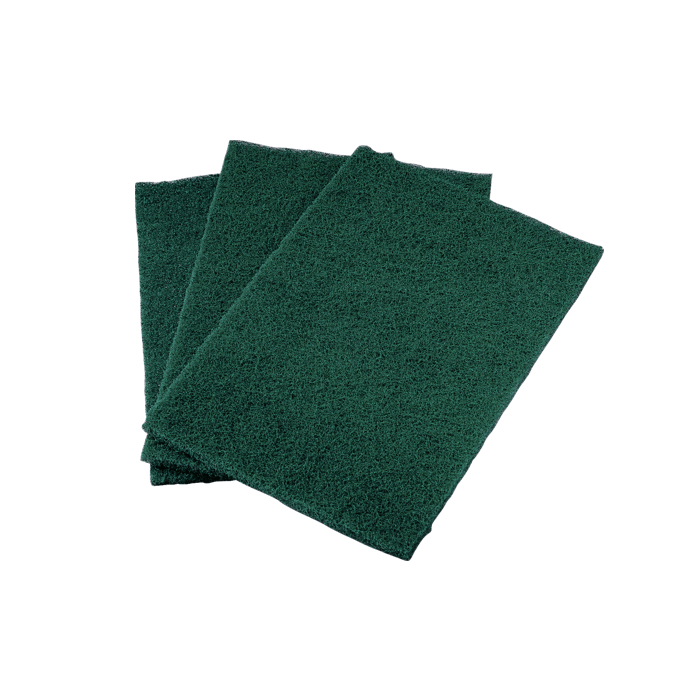 Scouring Pads, 6" x 9", Green- 100/Case