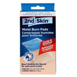 Second Skin, Moist Burn Pads, 5 x 7.6cm- 4 / Box