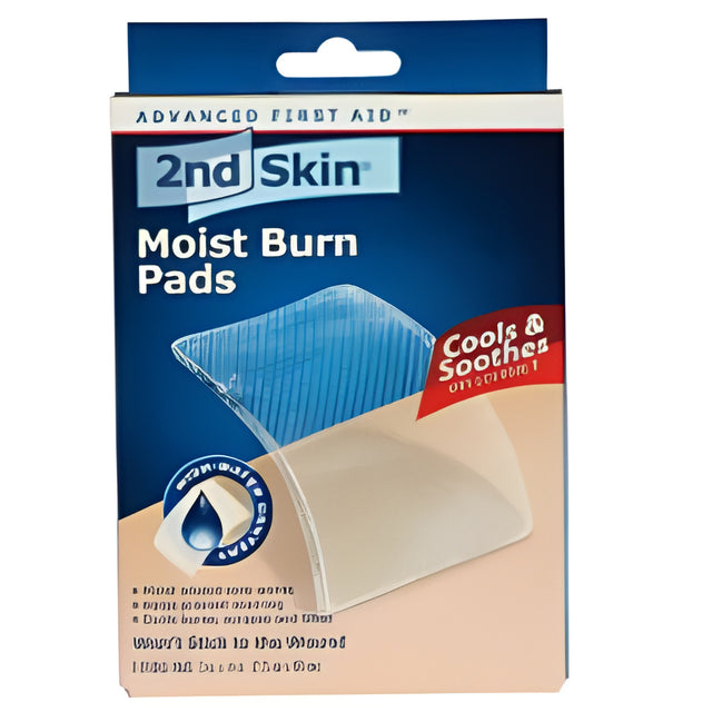 Second Skin, Moist Burn Pads, 7.5 x 10cm, 7.5cm x 10 cm – 3/Box