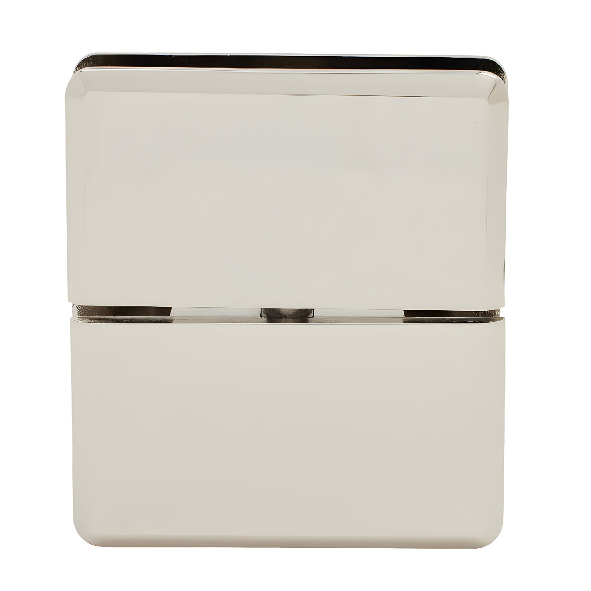 CRL Polished Nickel Senior Prima 02 Series Glass-to-Glass Mount Hinge