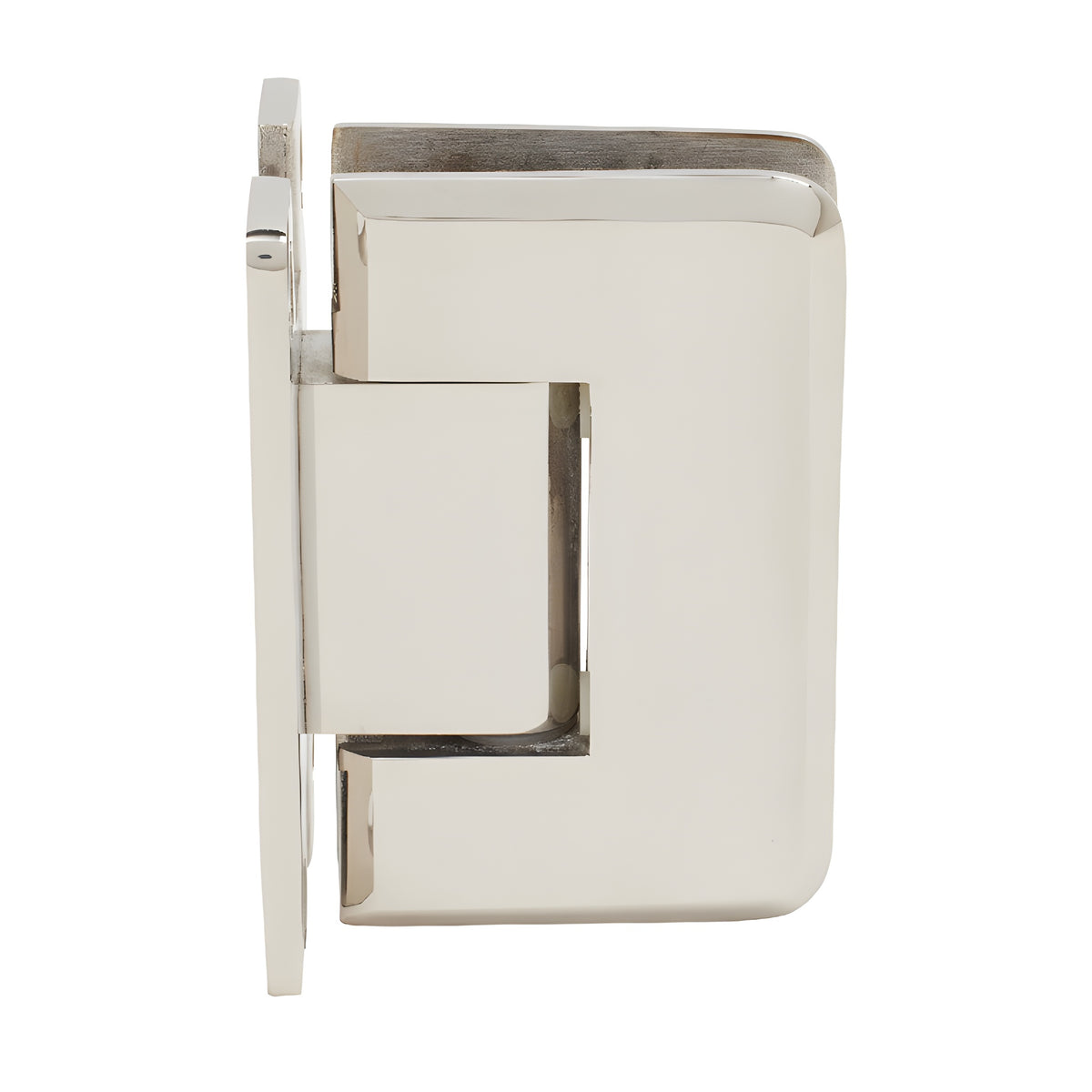 CRL 316 Polished Stainless Steel Ultimate 037 Series Wall Mount 'H' Back Plate Hinge