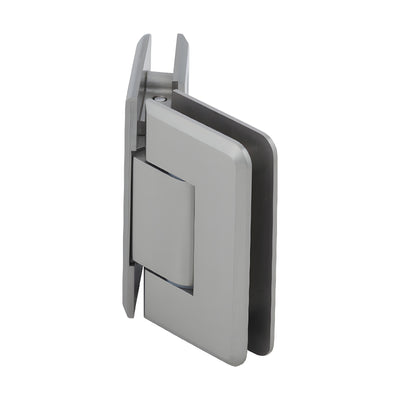 CRL Brushed Nickel Pinnacle 345 Series Adjustable 135 Degree Glass-to-Glass Hinge