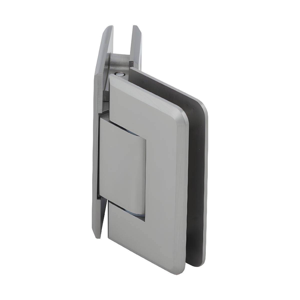 CRL Brushed Nickel Pinnacle 345 Series Adjustable 135 Degree Glass-to-Glass Hinge