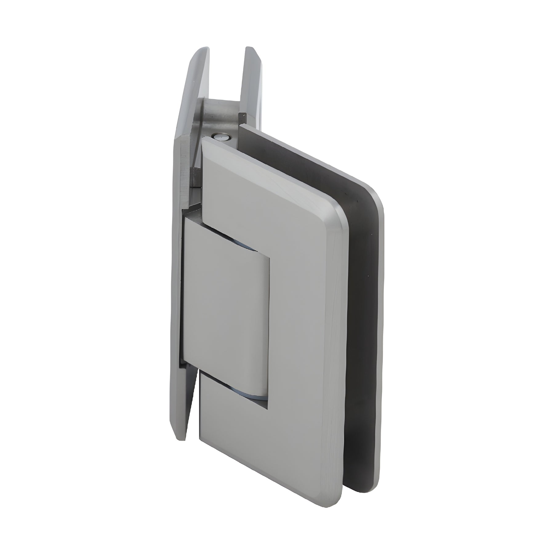 CRL Brushed Nickel Pinnacle 345 Series Adjustable 135 Degree Glass-to-Glass Hinge