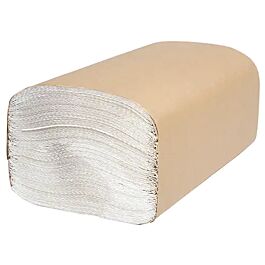 Single Fold Paper Towels, White- 250 Sheets x 16 Packs / Case