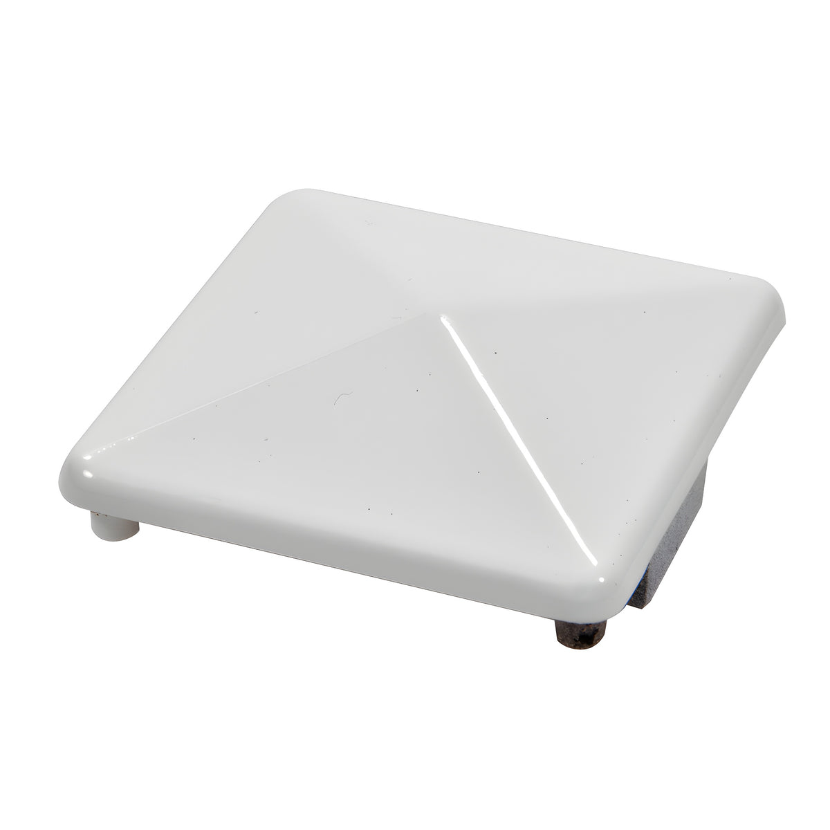 CRL Sky White 1100 Series Post Top Cap for Posts