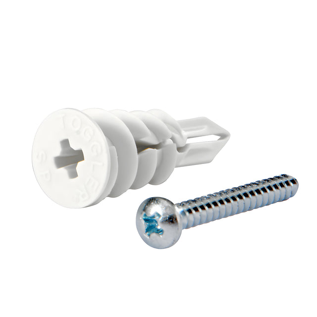 CRL Toggler® SnapSkru® Self-Drilling Drywall Regular Anchors with Screws