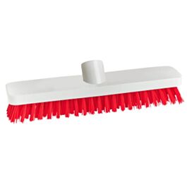 Spectra Colour-Coded Deck Scrub Brush, Red, 10"- 1 Each