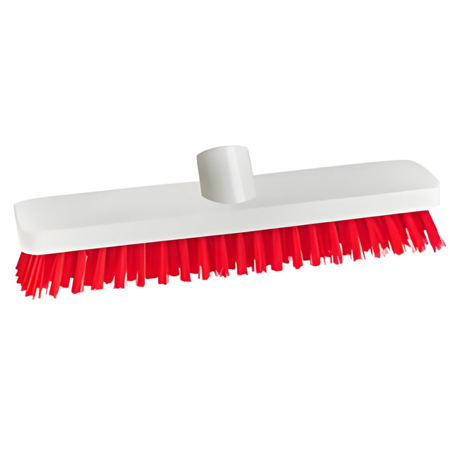 Spectra Colour-Coded Deck Scrub Brush, Red, 10"