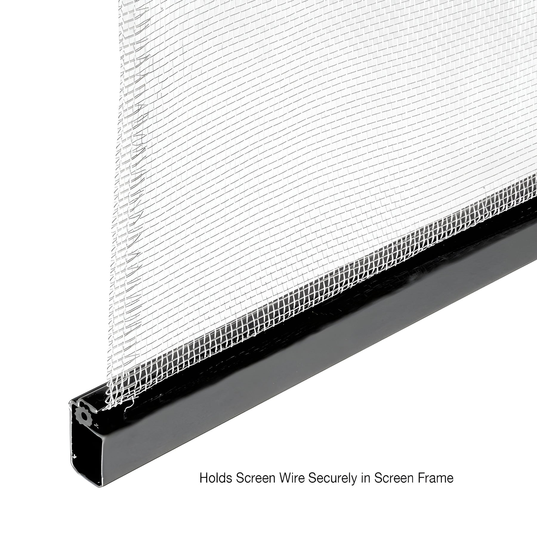 CRL .135" Black Serrated Screen Retainer Spline Bulk 15 Pound Roll