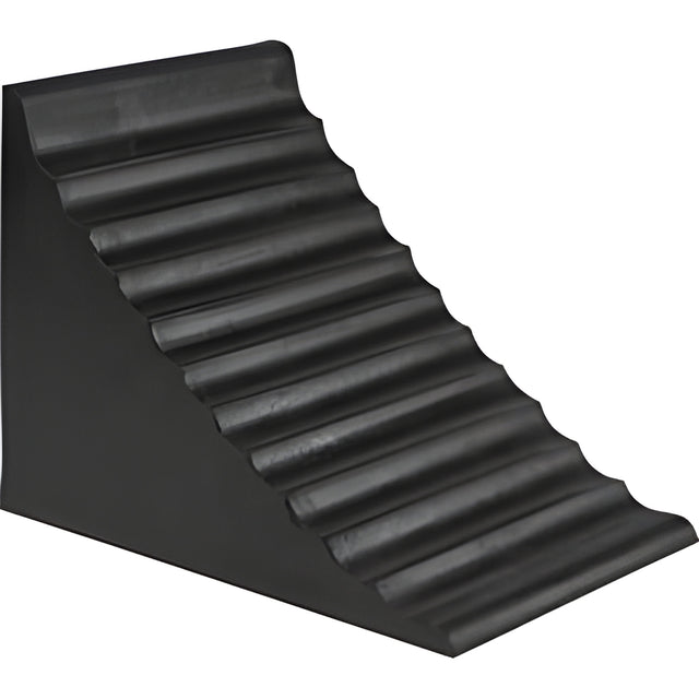 Standard Duty Rubber Wheel Chock, 7-1/8"W x 9-7/8"H x 7-1/2"D – 1 Ea