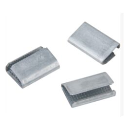 Steel Strapping Seals for Polypro / Polyester Strapping, Serrated, 3/4"- 1000 / Case