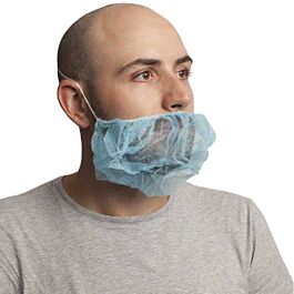 Stellar Beard Covers, Blue, 18"- 100 Caps / Bag