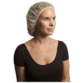 Stellar Bouffant Caps, Yellow, 28"-100 Caps / Bag