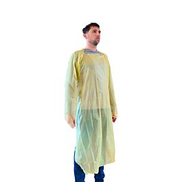 Stellar CPE Gown, Yellow, Single Folded - 200/Case