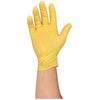 Stellar Classic Yellow Nitrile Gloves, Large- 100/ Box