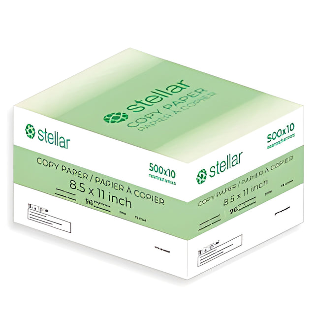 Stellar Copy Paper, White, 20lbs, 96 Bright, 8.5 x 11