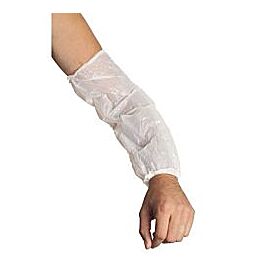 Stellar Disposable Poly Sleeves, Premium, White- 100 / Bag