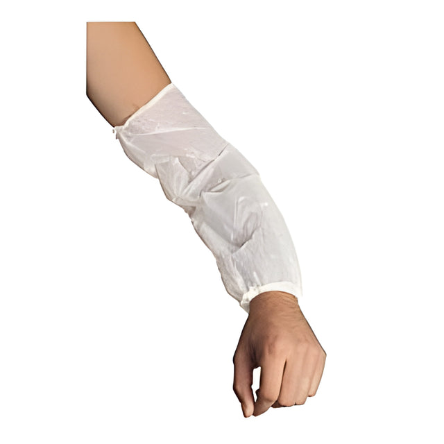 Stellar Disposable Poly Sleeves, Premium, White – 100/Bag