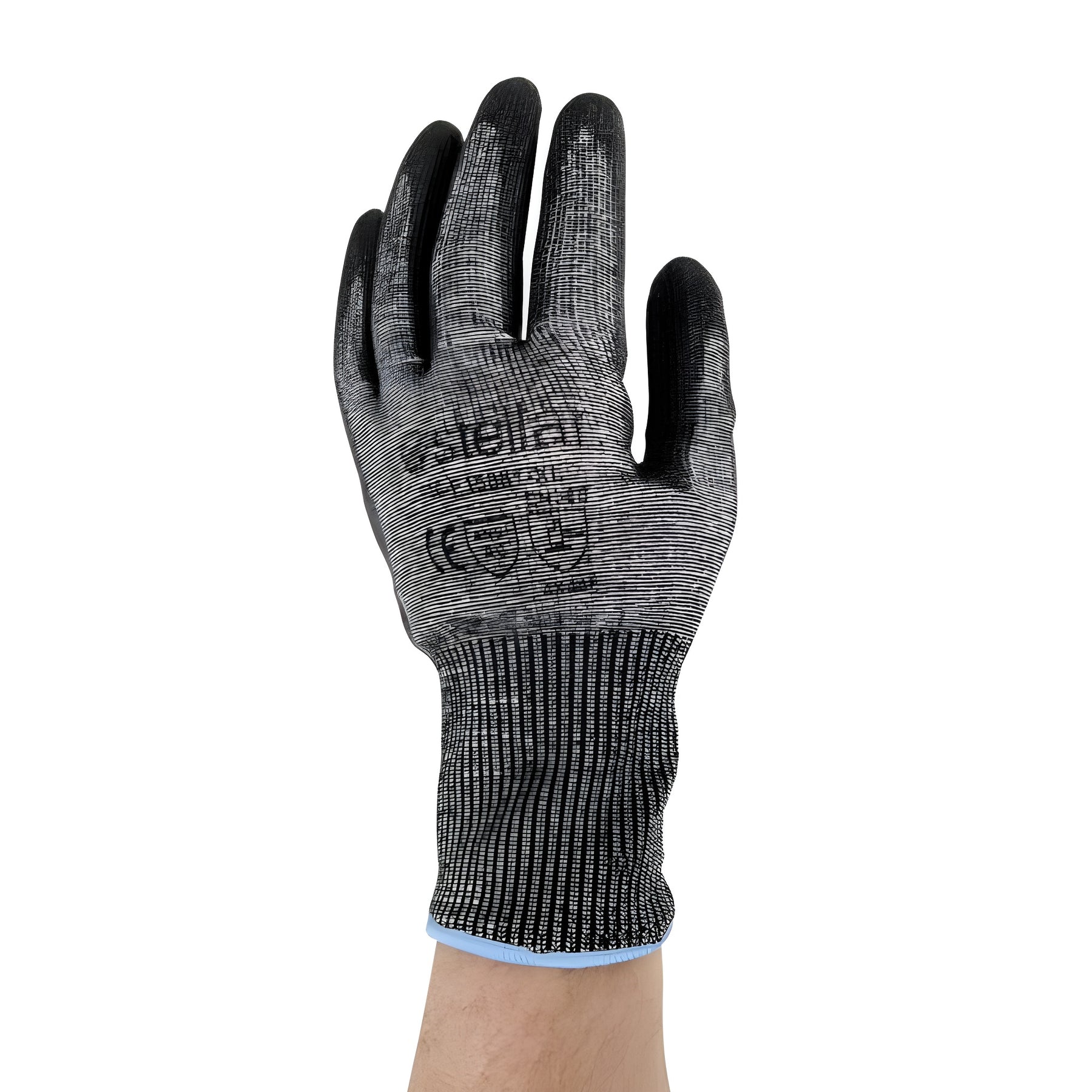 Stellar Black PU Coated Gloves, Cut Level 6, Sz 07 (Small) - 12 Pr / Bag