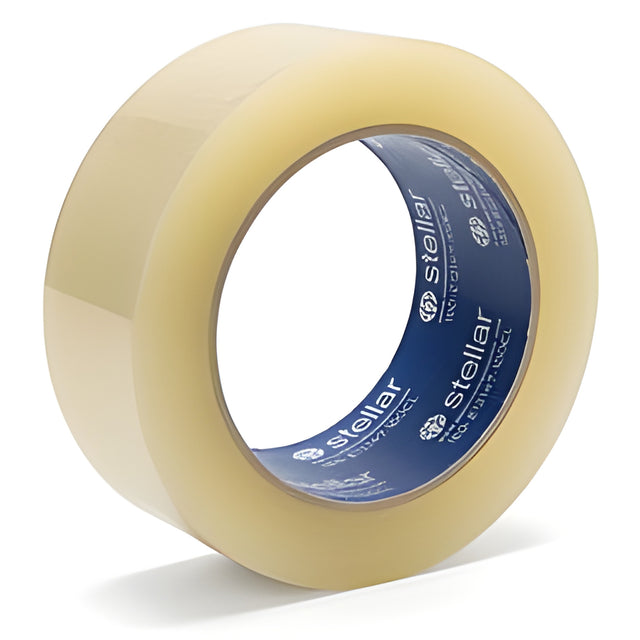 Stellar Hotmelt Carton Sealing Tape 48mm x 100m, Clear- 36 Rolls/ Case