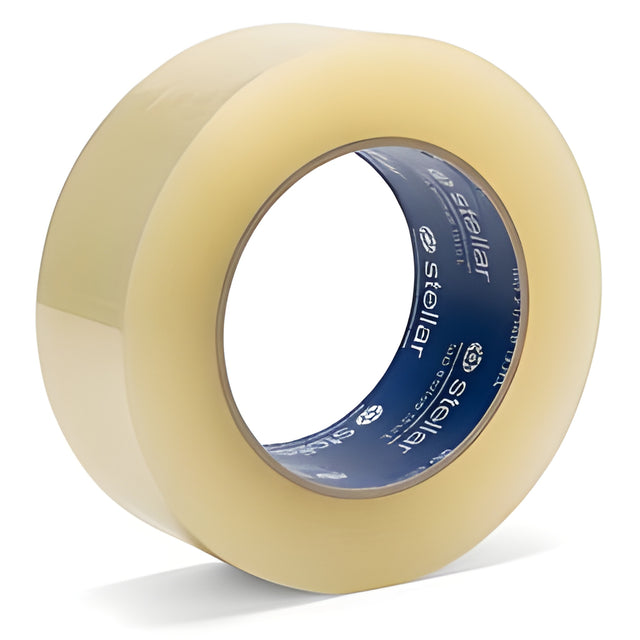 Stellar Hotmelt Carton Sealing Tape 48mm x 132m, 2.0 mil, Clear- 36 Rolls/ Case
