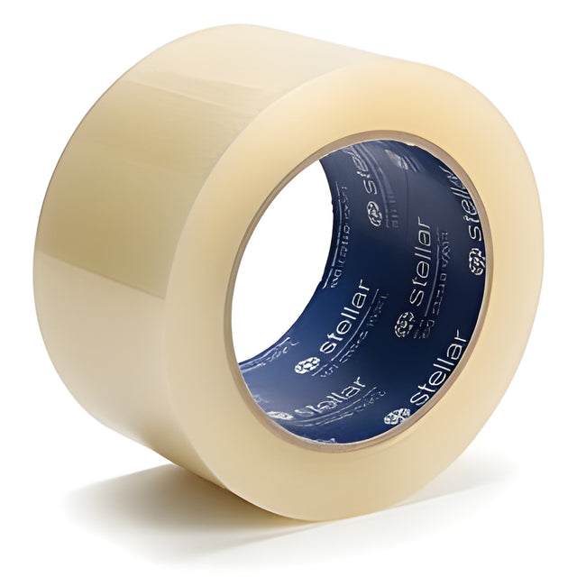 Stellar Hotmelt Carton Sealing Tape 72mm x 100m, Clear- 24 Rolls/ Case