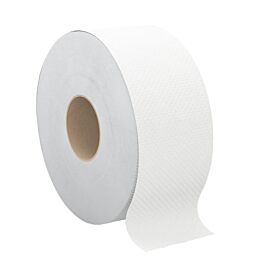 Stellar JRT Bathroom Tissue, 2 Ply, White, 600' / Roll - 8 Rolls / Case