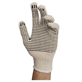 Stellar Knitted Gloves w Dots, Medium- 12 Pr / Bag