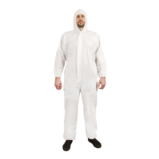 Stellar Microporous Coveralls w/ Hood, 4X-Large – 25/Case