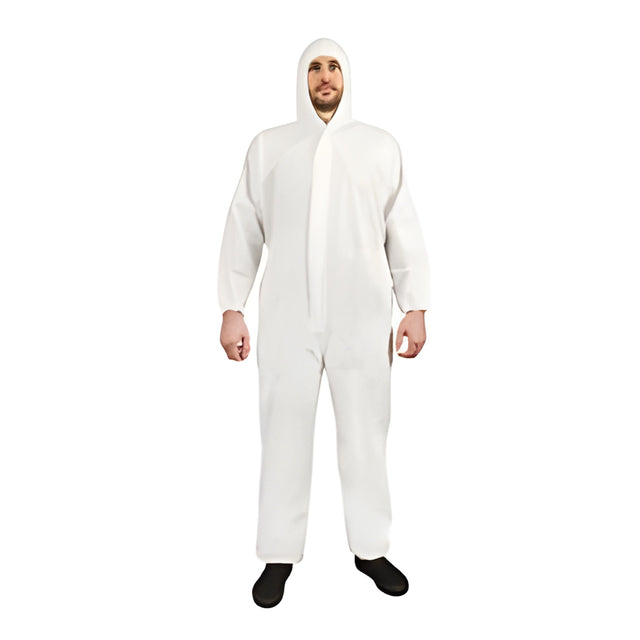 Stellar Microporous Coveralls w/ Hood, Small – 25/Case