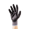 Stellar Nitrile Coated Nylon Glove, Black, Sz 10 (X-Large)- 12 Pr/Bag