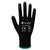 Stellar PU Coated Nylon Gloves, Black, Sz 07 (Small)- 12 Pr/ Bag
