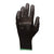 Stellar PU Coated Nylon Gloves, Black, Sz 10 (X-Large)- 12 Pr/ Bag