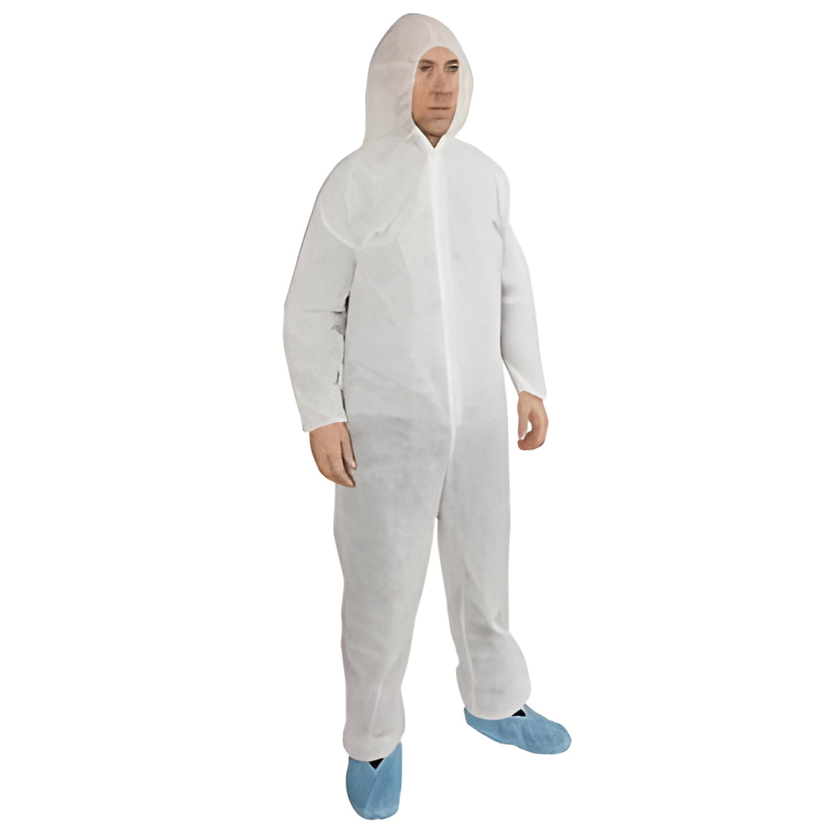 Stellar Polypro Coveralls, White, Large -25 / Case