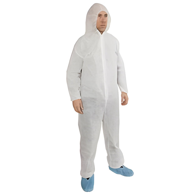 Stellar Polypro Coveralls, White, X Large – 25/Case