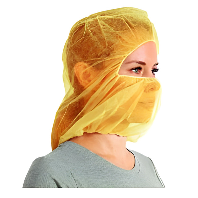 Stellar Polypropylene Balaclava Hood, Orange-One size- 50pcs/bag, 10bag/cs