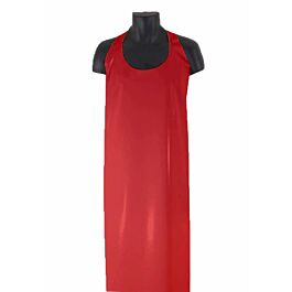 Stellar Polyurethane Aprons, Die Cut, 35 x 45, Red - 1 Each