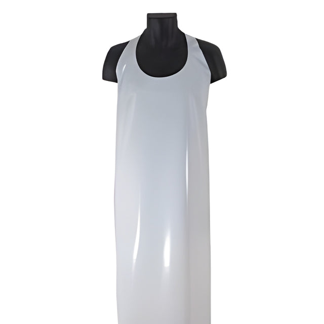 Stellar Polyurethane Aprons, Die Cut, 35 x 50, White, 35X45