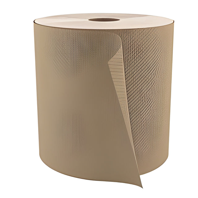 Stellar Roll Paper Towel, Kraft, 8" x 800'- 6 Rolls / Case