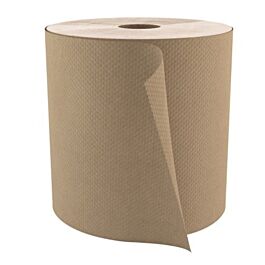 Stellar Roll Paper Towel, Kraft, 8" x 800'- 6 Rolls / Case