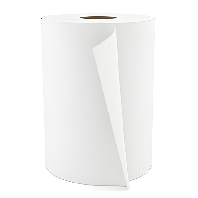 Stellar Roll Paper Towel, White, 8" x 600'- 12 Rolls / Case