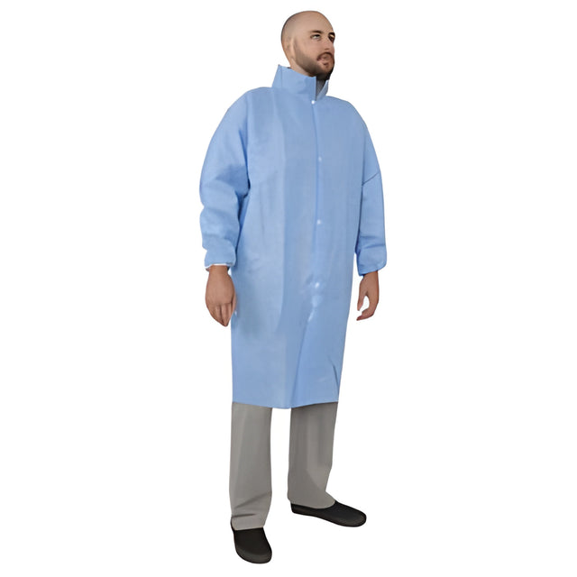 Stellar SMS Labcoat, Blue, Large – 30/Case